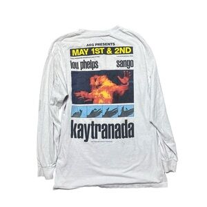 Rare Kaytranada x Lou Phelps Red Rocks Concert Tee Merch EDM Size L